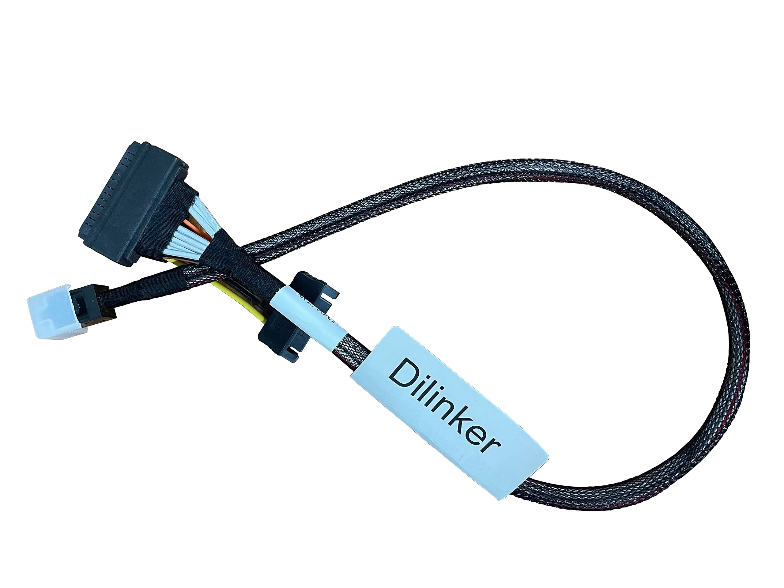 𝐃𝐢𝐋𝐢𝐧𝐤𝐞𝐫 50CM HD Mini-SAS(SFF-8643) to U.2 (SFF-8639) NVMe SSD Cable - Image 2