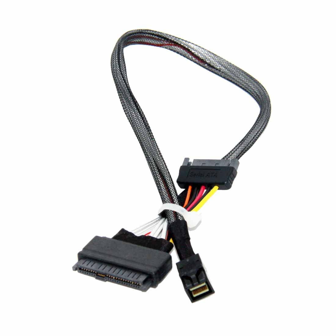 𝐃𝐢𝐋𝐢𝐧𝐤𝐞𝐫 50CM HD Mini-SAS(SFF-8643) to U.2 (SFF-8639) NVMe SSD Cable - Image 3