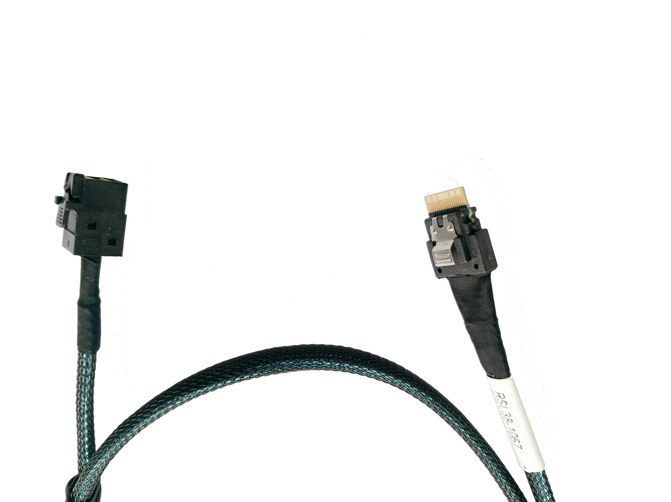𝐃𝐢𝐋𝐢𝐧𝐤𝐞𝐫 SlimSAS 4X to MiniSAS HD 4X,SFF-8654 38pin to SFF-8643 36pin Cable 80cm - Image 2