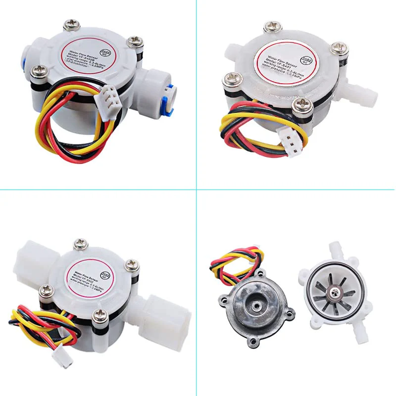 0.3-6L/min Water Flow Sensor, 1/4" Switch Hall Effect Flow Meter Liquid Meter Meter for Water Heater and Coffee Machine, YF-S402B - Image 5