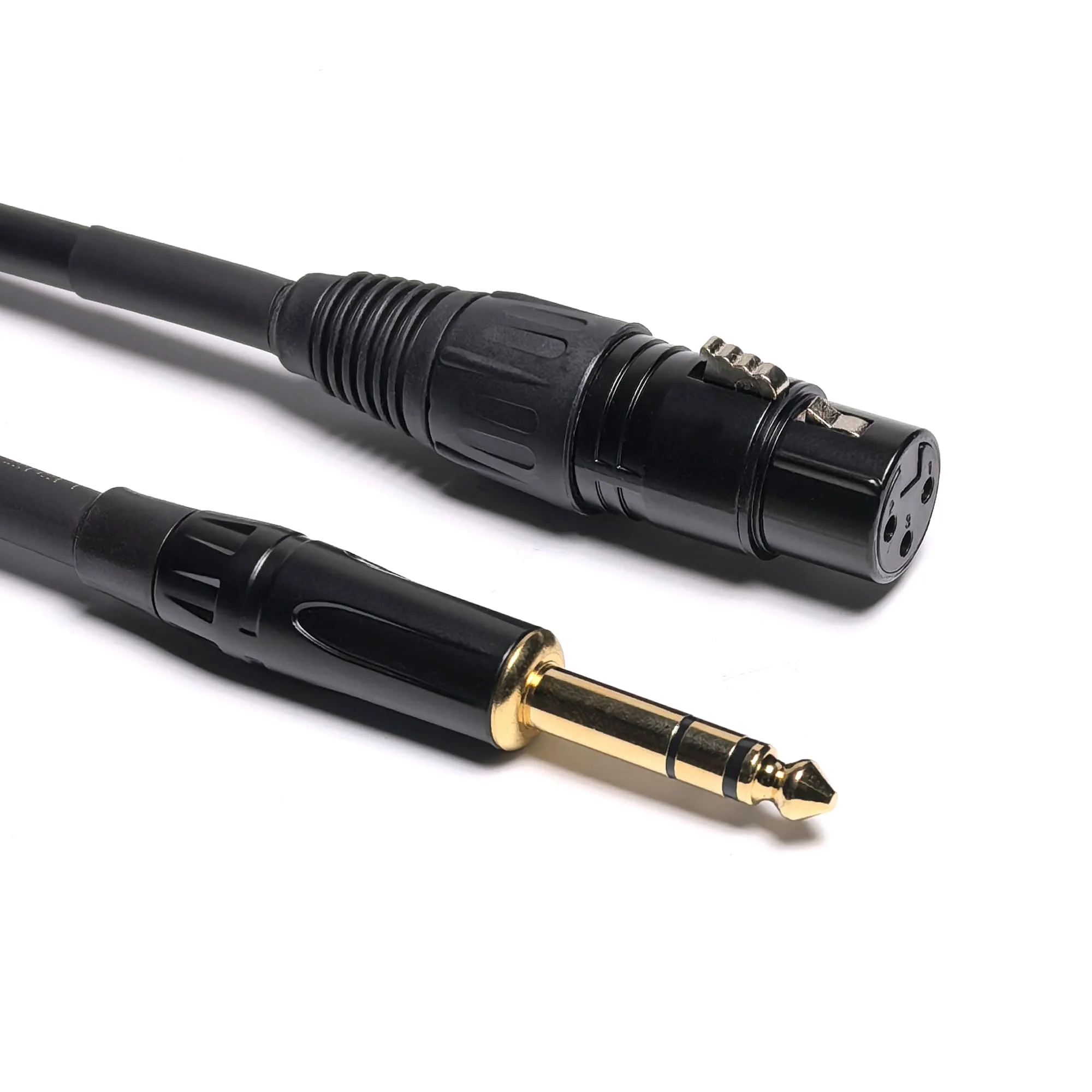 023 6in 1/4 TRS to XLR Female Adapter, 6.35 to XLR Female, XLR to 1/4 Adapter 1/4 Audio Cable 6in/2pack - Image 5