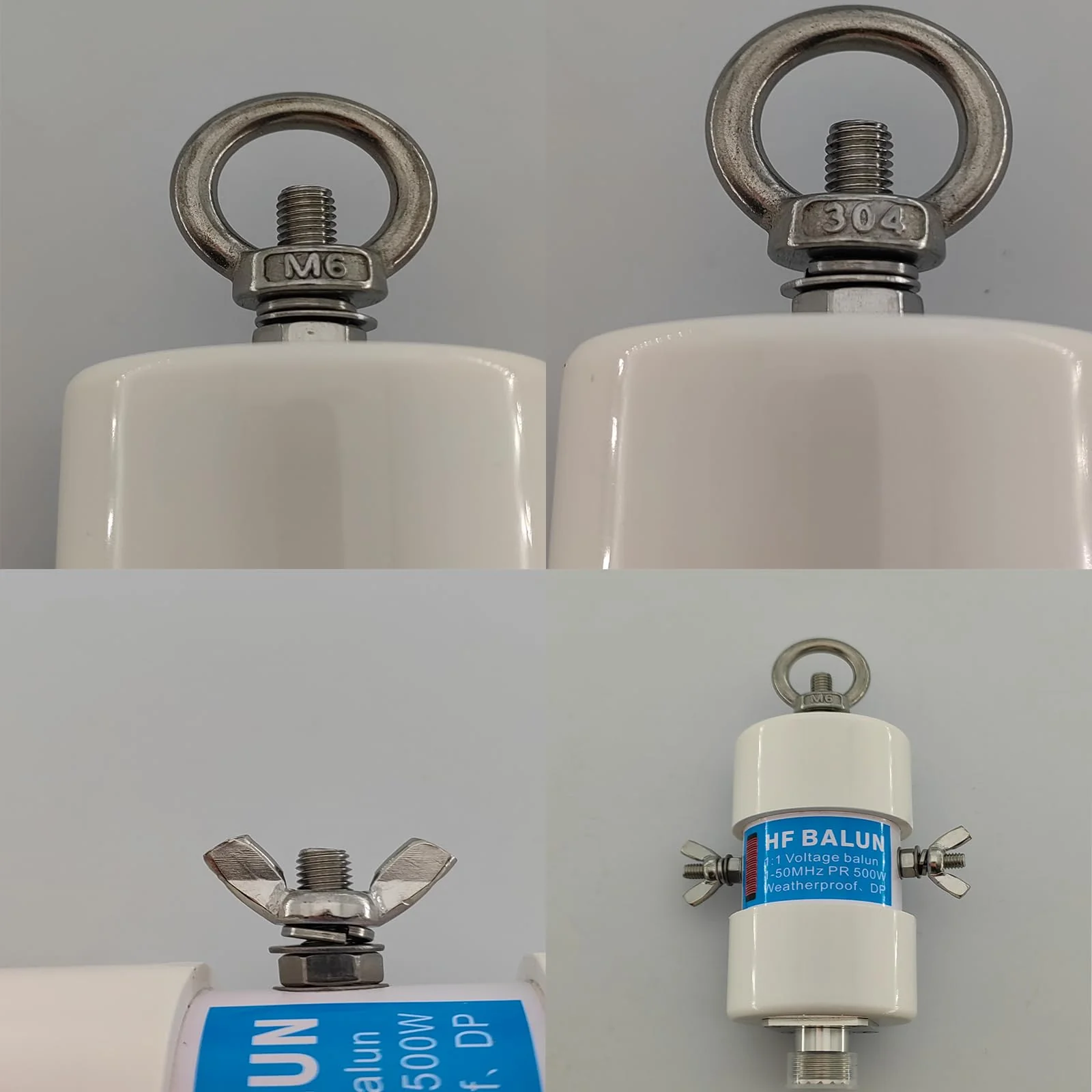 1:1 Balun Antenna for Shortwave Radio - 1-50MHz 500W HF Dipole Antenna with SO-239 UHF Female Connector, Waterproof for Ham Radio Base Station Field Operations - Image 5