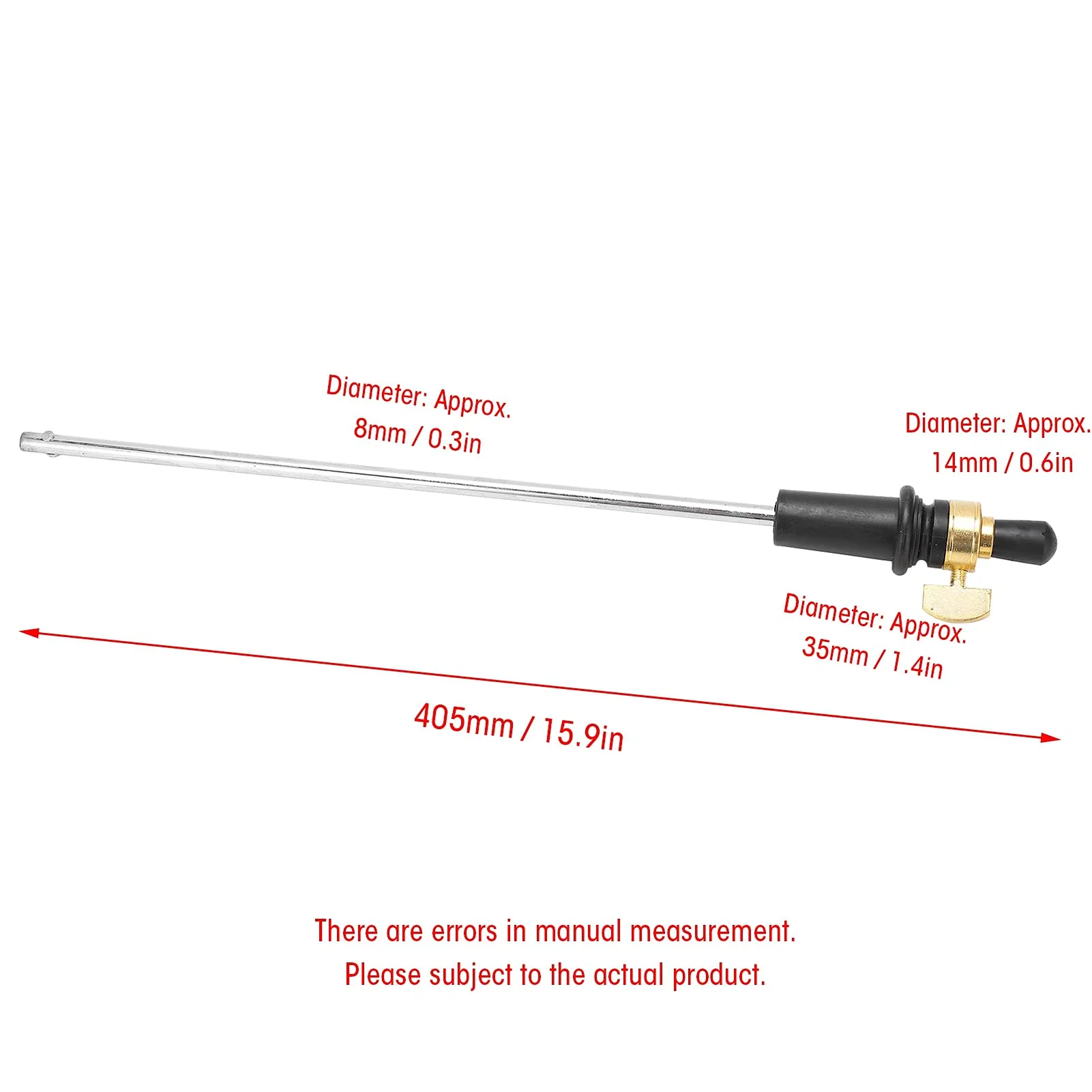 1/2 Cello Tailrod Cello Stands Cello Endpin Stainless Steel Tail Rod Support Musical Instrument Accessory Replacement Part 15.9in - Image 2