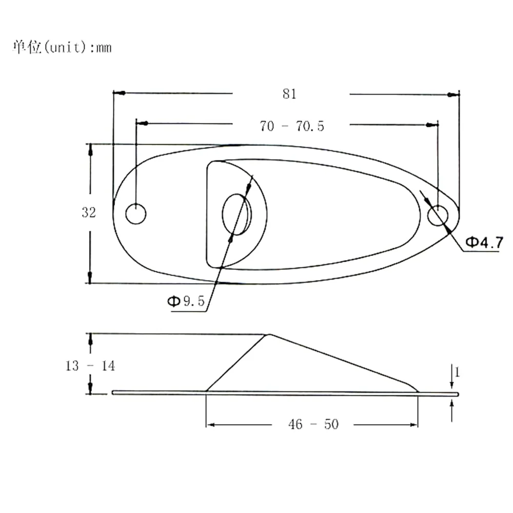 1/4 Guitar Jack Plate Socket Input Jack Socket Plate Output Loaded For Fender Stratocaster Strat (Red Bronze) Red Bronze - Image 4
