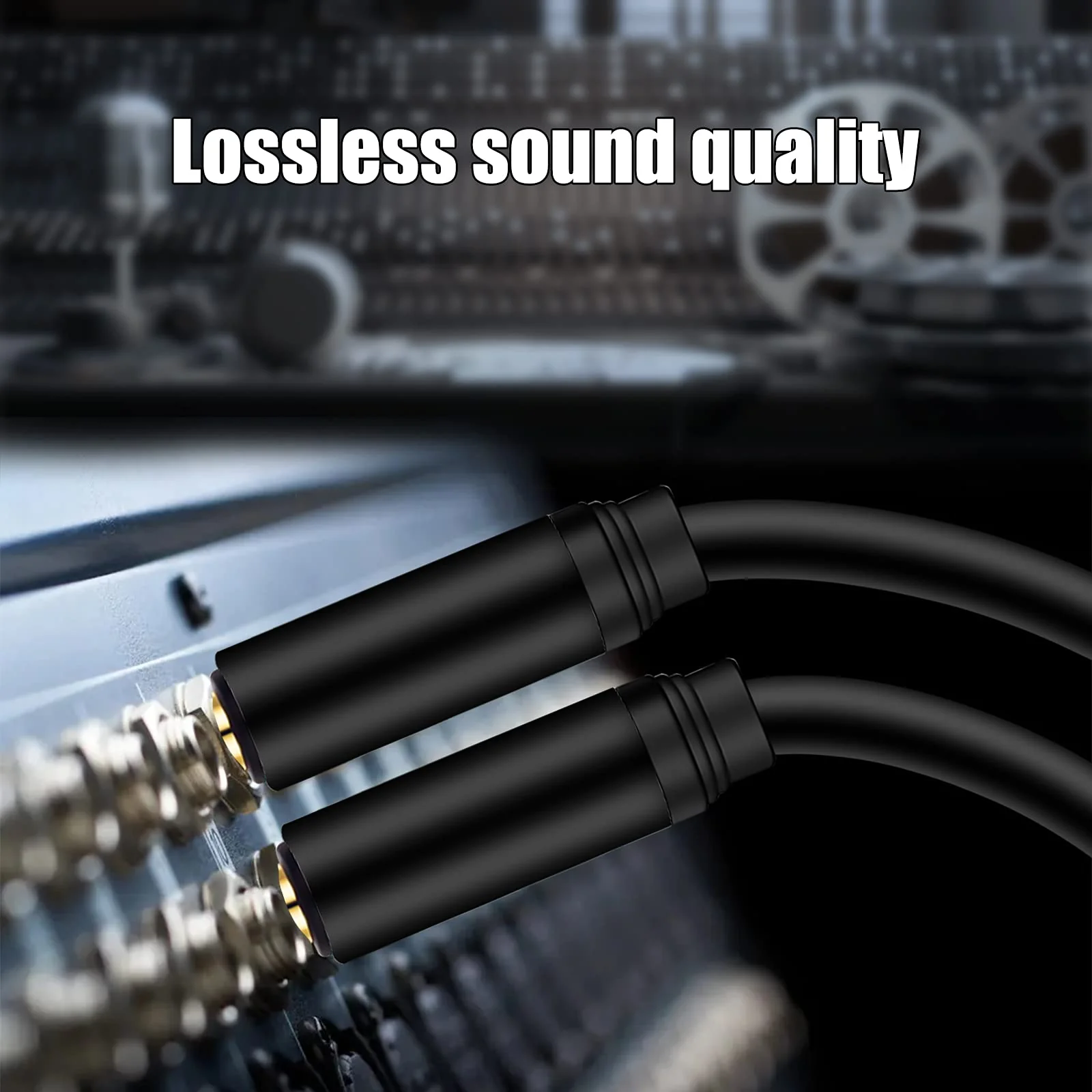 1/4 Inch TRS to XLR Cable 10Ft 2pack, 6.35mm Male to XLR 3 pin Male Balanced Cable,for Microphone, Audio Mixer, Speaker, Studio and More 10Ft-[2pack] - Image 4
