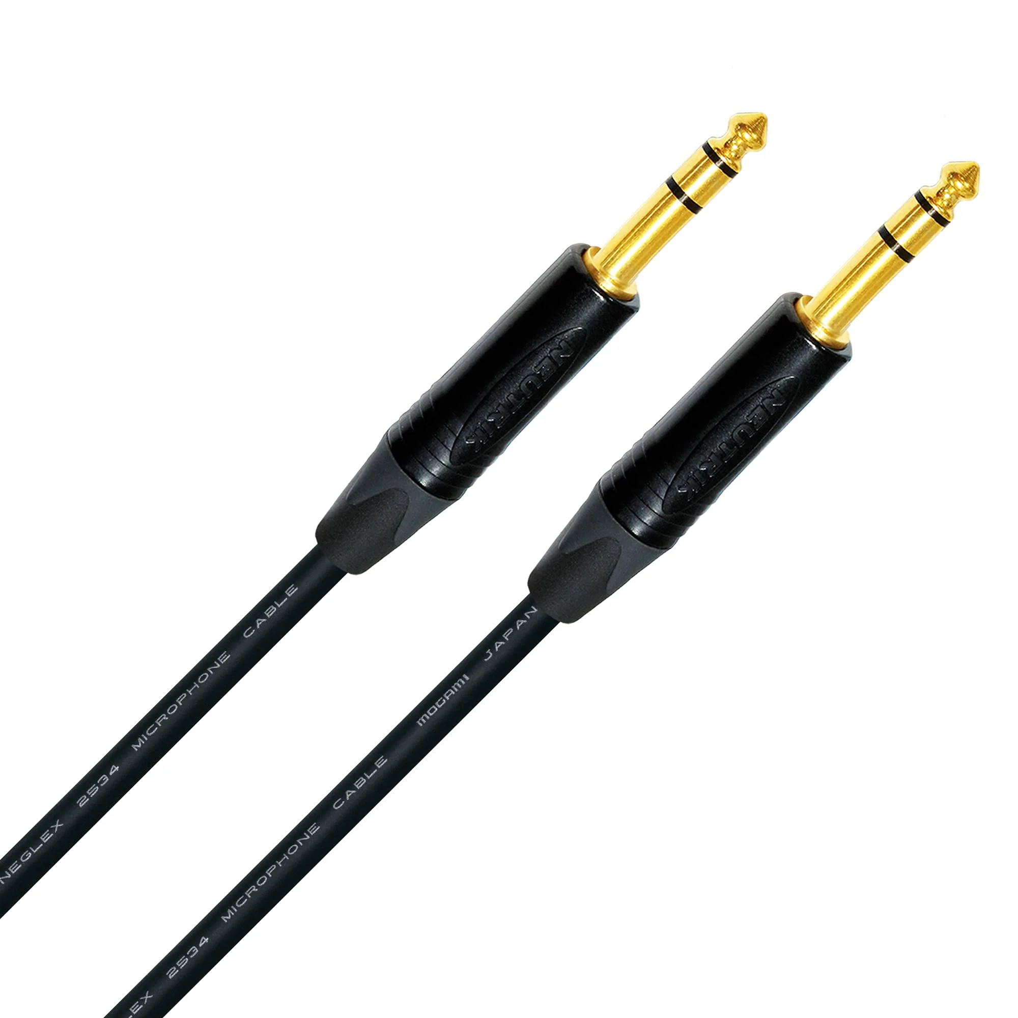 1.5 Foot – Quad Balanced Patch Cable CUSTOM MADE By WORLDS BEST CABLES – using Mogami 2534 wire and Neutrik NP3X-B ¼ Inch (6.35mm) TRS Stereo Phone Plugs - Image 4