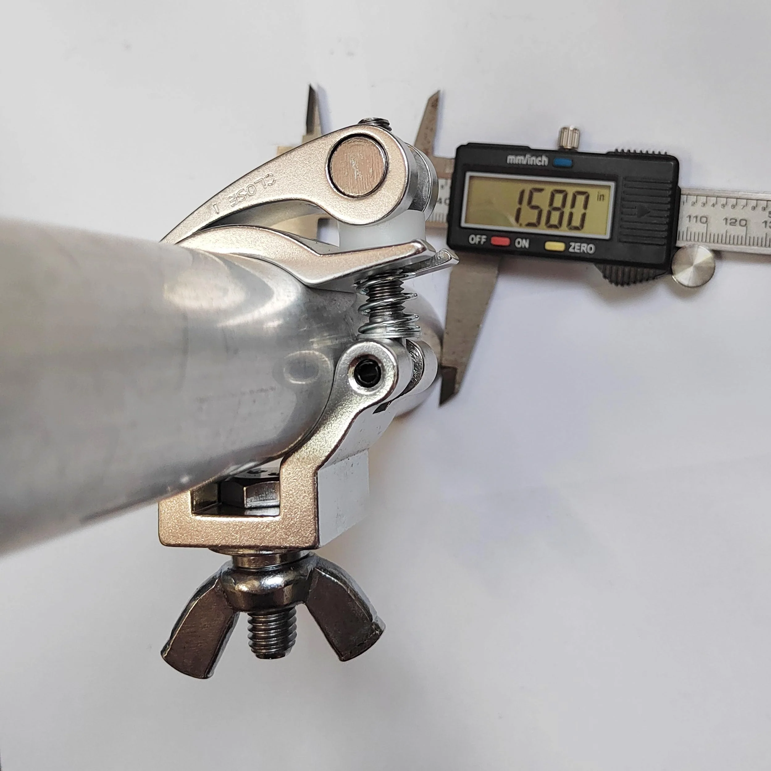 1.5" Quick Release Stage Lighting Clamp Aluminum Alloy Heavy Duty 165lbs DJ Light Pipe Clamps Fit Pipe OD 36-39mm - Image 3