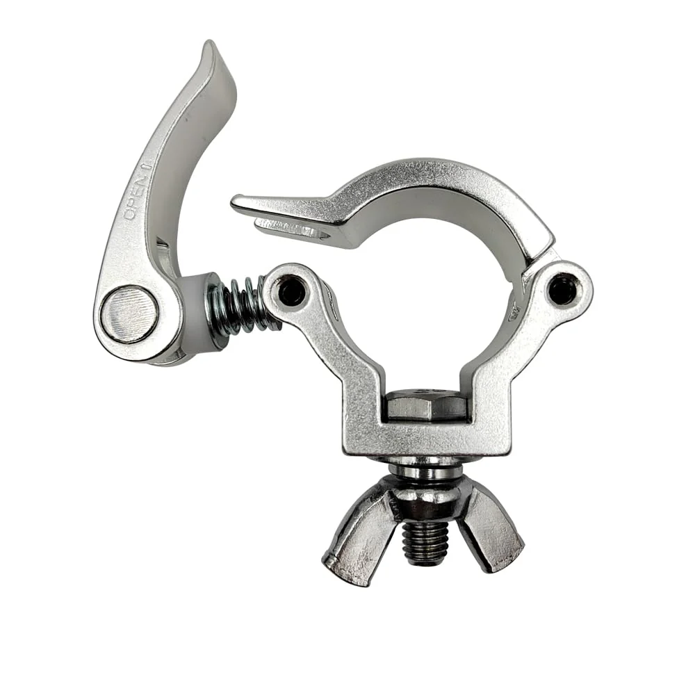 1.5" Quick Release Stage Lighting Clamp Aluminum Alloy Heavy Duty 165lbs DJ Light Pipe Clamps Fit Pipe OD 36-39mm - Image 4