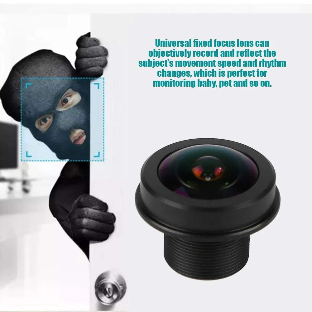 1.56mm f/2.0 5MP HD Fisheye Lens Professional 1/2.5 180 Degree Wide Angle with Thread for CCTV Surveillance Camera - Image 3