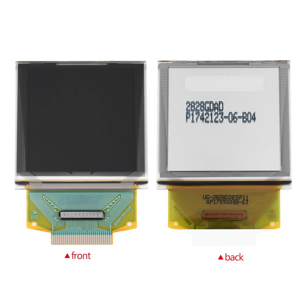 1.5inch OLED Display Module I2C IIC SPI Serial 128*128 Color OLED LCD White Display Module for Arduino, SSD1351 Serial Peripheral OLED Color Display Graphic Module - Image 9