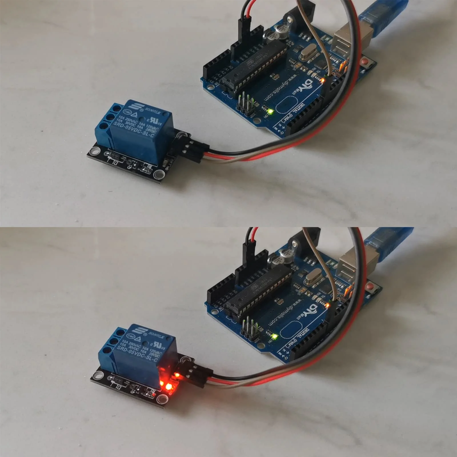 1 Channel 5V Relay Module Switch With High Low Level Trigger Expansion Board Control SRD-05VDC-SL-C With 20CM 20Pin Dupont Cable for Arduino (5PCS) - Image 6