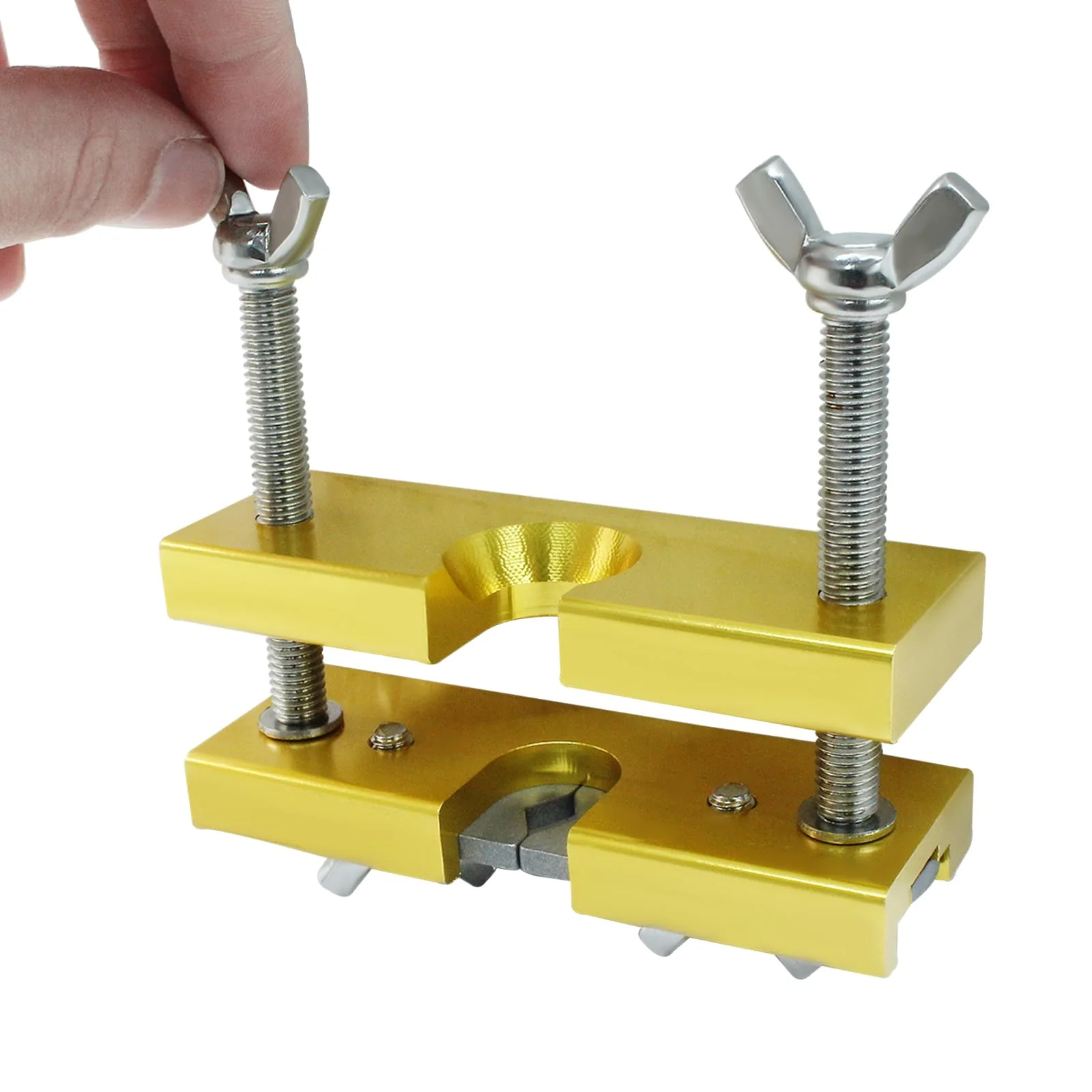 1 Pack Adjustable Mouthpiece Puller Tool, Professional Gold Mouthpiece Remover Aluminium Tool, Trombone Horn Repair Tools for Brass Wind Instruments Musicians - Image 4