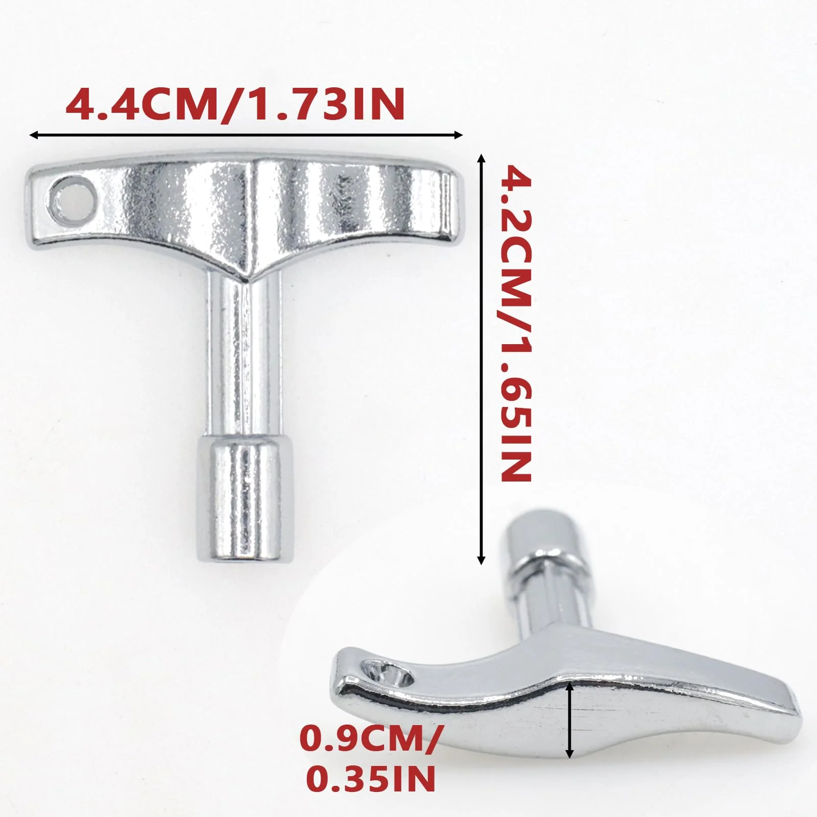 1 Pack Drum Key, Universal Drum Key Tuner for Acoustic and Electronic Drums, Sturdy Drum Tuning Tool (Hexagon) Hexagon - Image 4