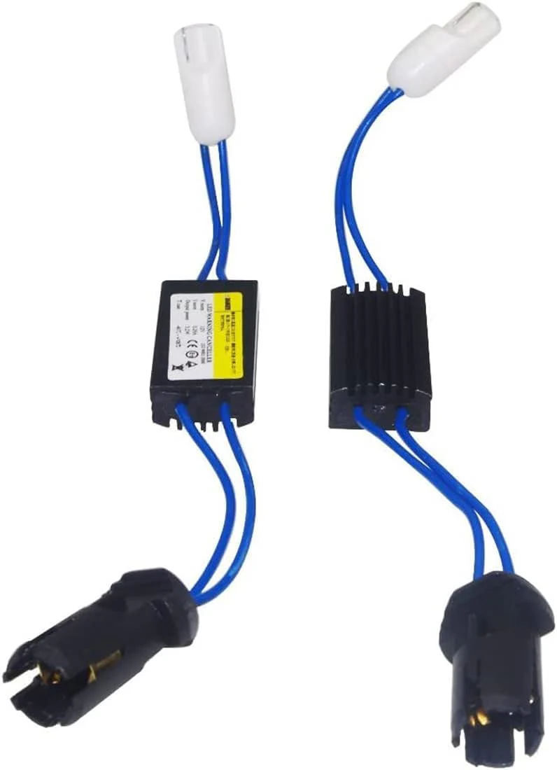 1 Pair of Additional Resistors Off Canbus Position Indicator Light for T10 LED Error Free - Image 2