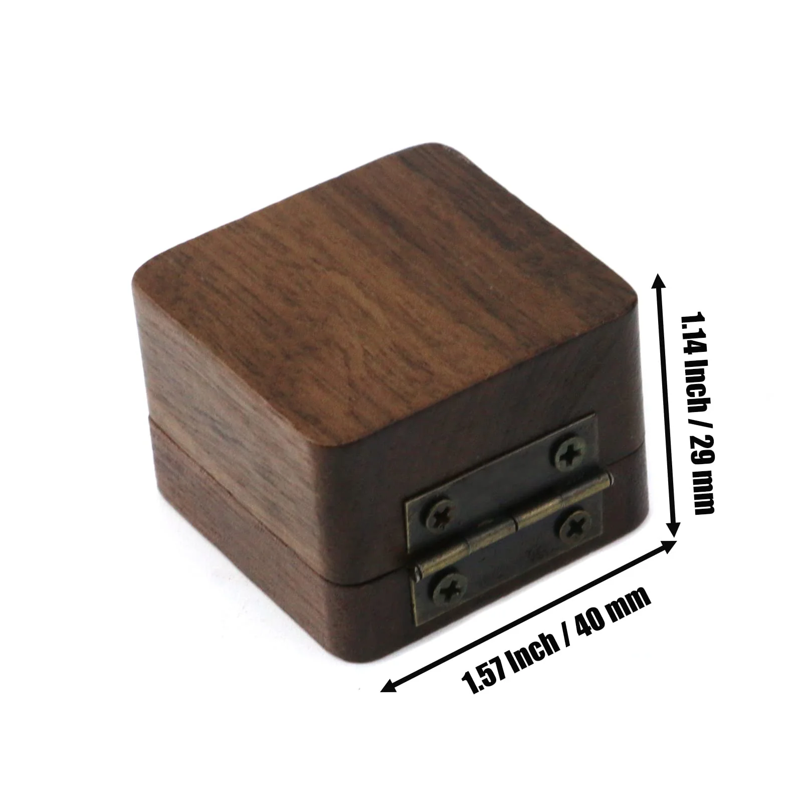 1 PCS Guitar Pick Box,Wooden Guitar Pick Holder Guitar Picks Case Storage Organizer,Gift for Guitar Player - Image 2