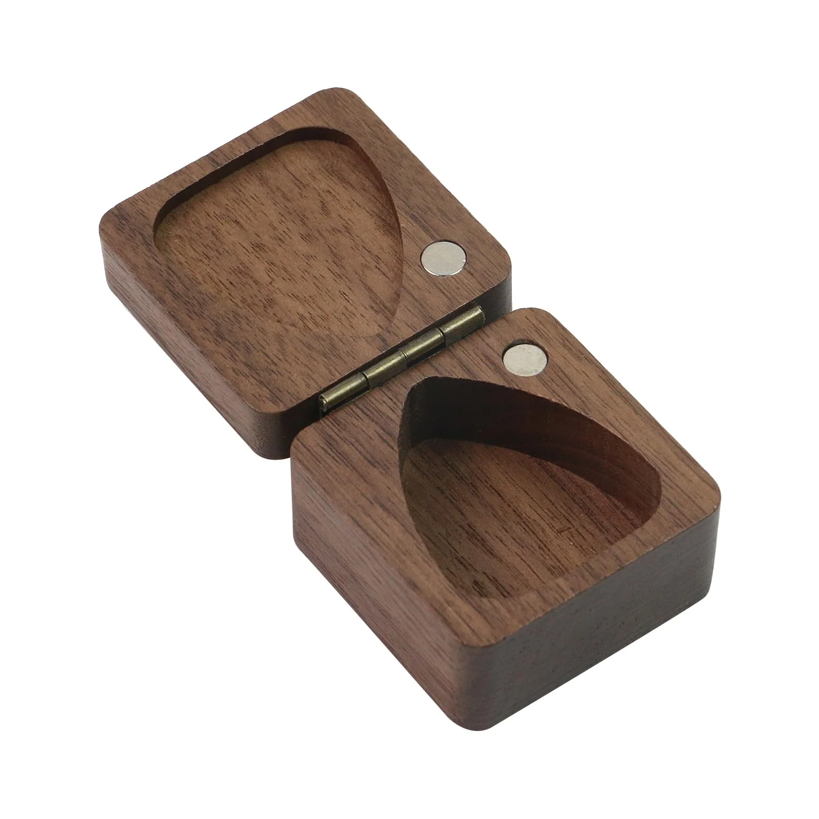 1 PCS Guitar Pick Box,Wooden Guitar Pick Holder Guitar Picks Case Storage Organizer,Gift for Guitar Player - Image 4