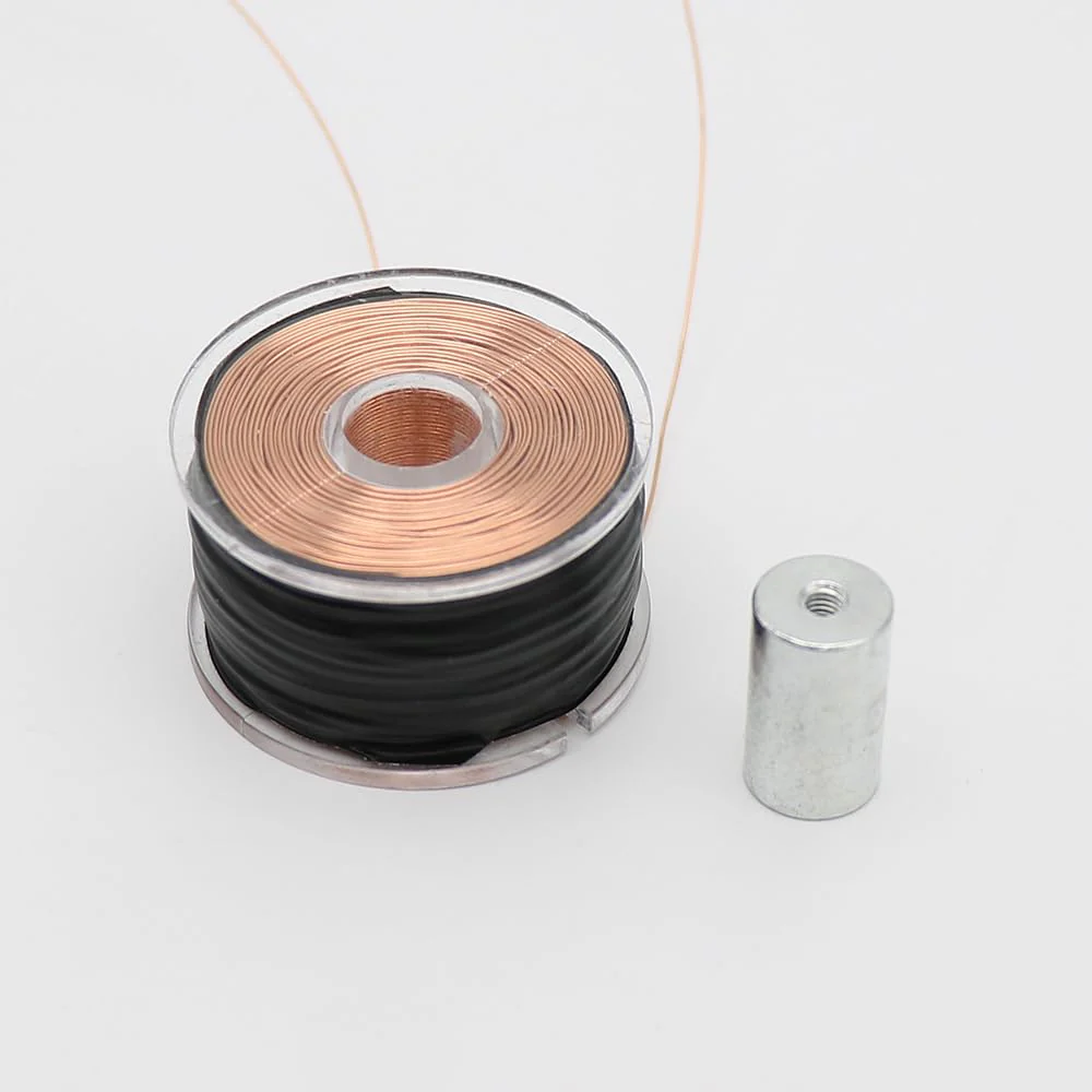 1 Piece Copper Magnetic Floating Coil, DIY Coil, 1000 Rotations, Wire Diameter 0.35 mm, Experiment Coil, Large Magnetic Levitation Coil (With Iron Core) With Iron Core - Image 6