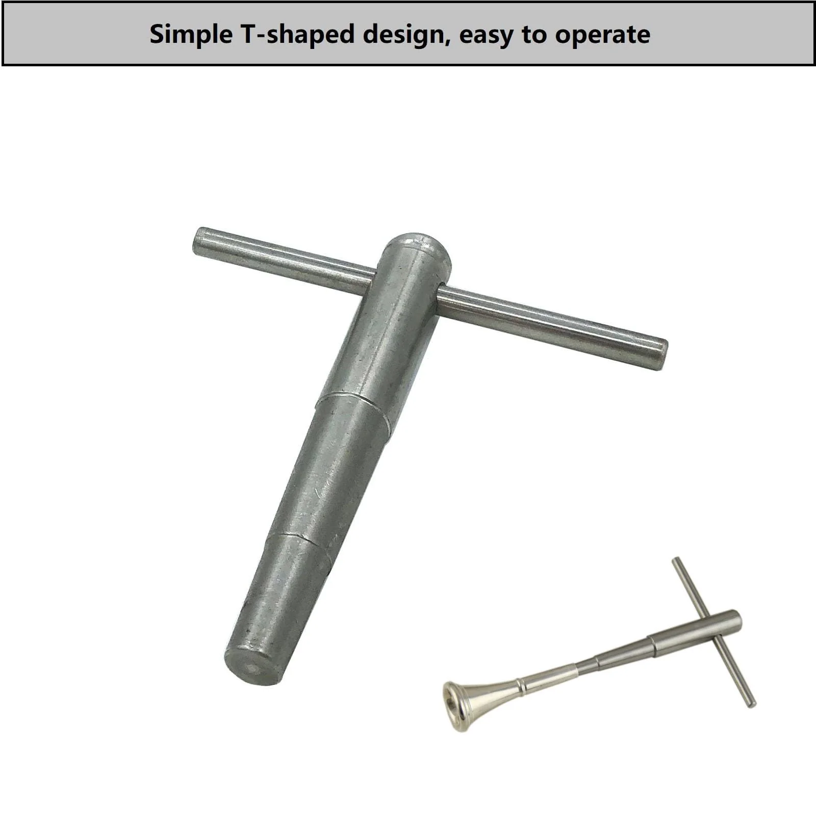 1 Set Trombone Trumpet Mouthpiece Truing Tool 1.2cm & 1.4cm diameter Trumpet Dent Repair Tool Brass Woodwind Instrument Removes Dents Maintenance Tool - Image 3