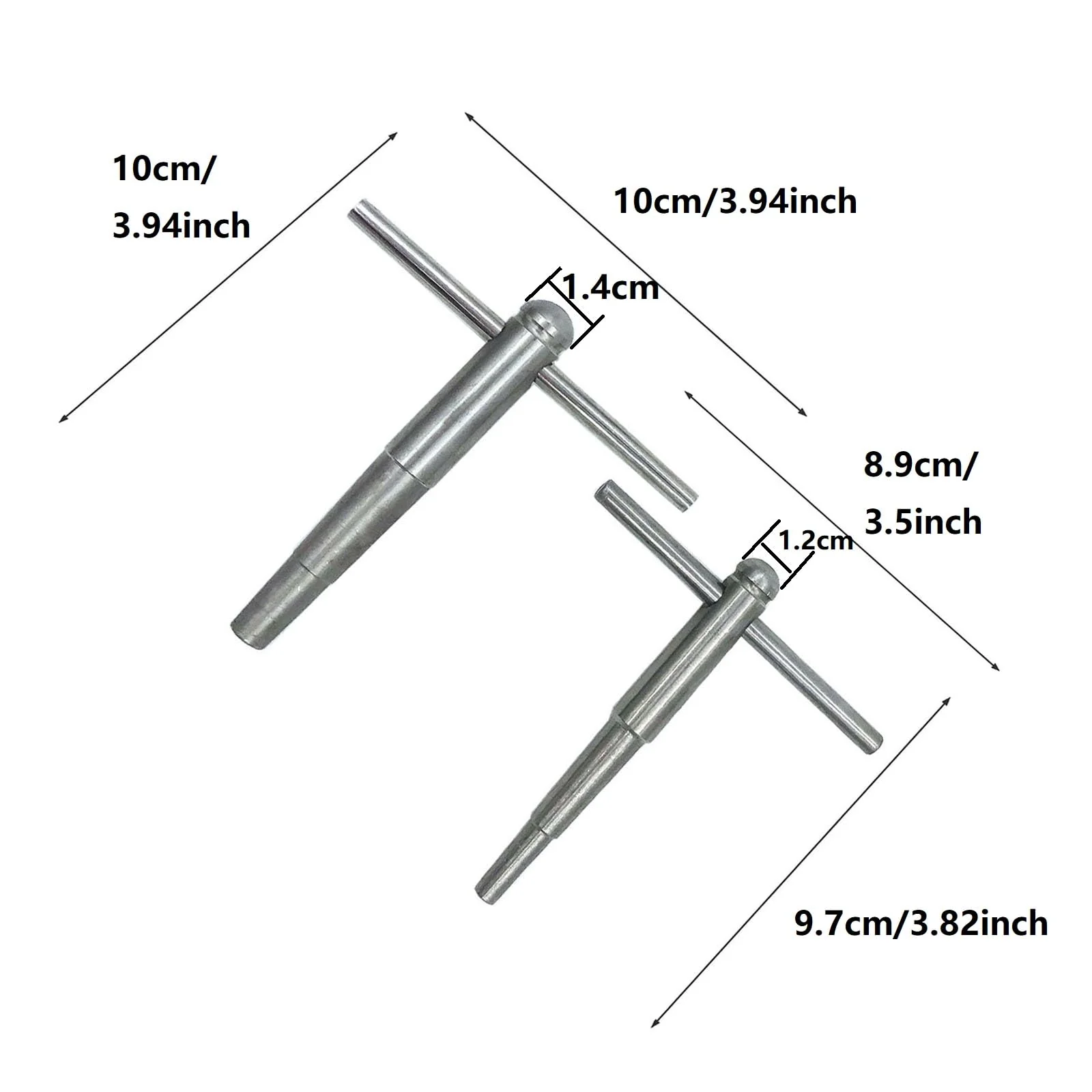 1 Set Trombone Trumpet Mouthpiece Truing Tool 1.2cm & 1.4cm diameter Trumpet Dent Repair Tool Brass Woodwind Instrument Removes Dents Maintenance Tool - Image 5