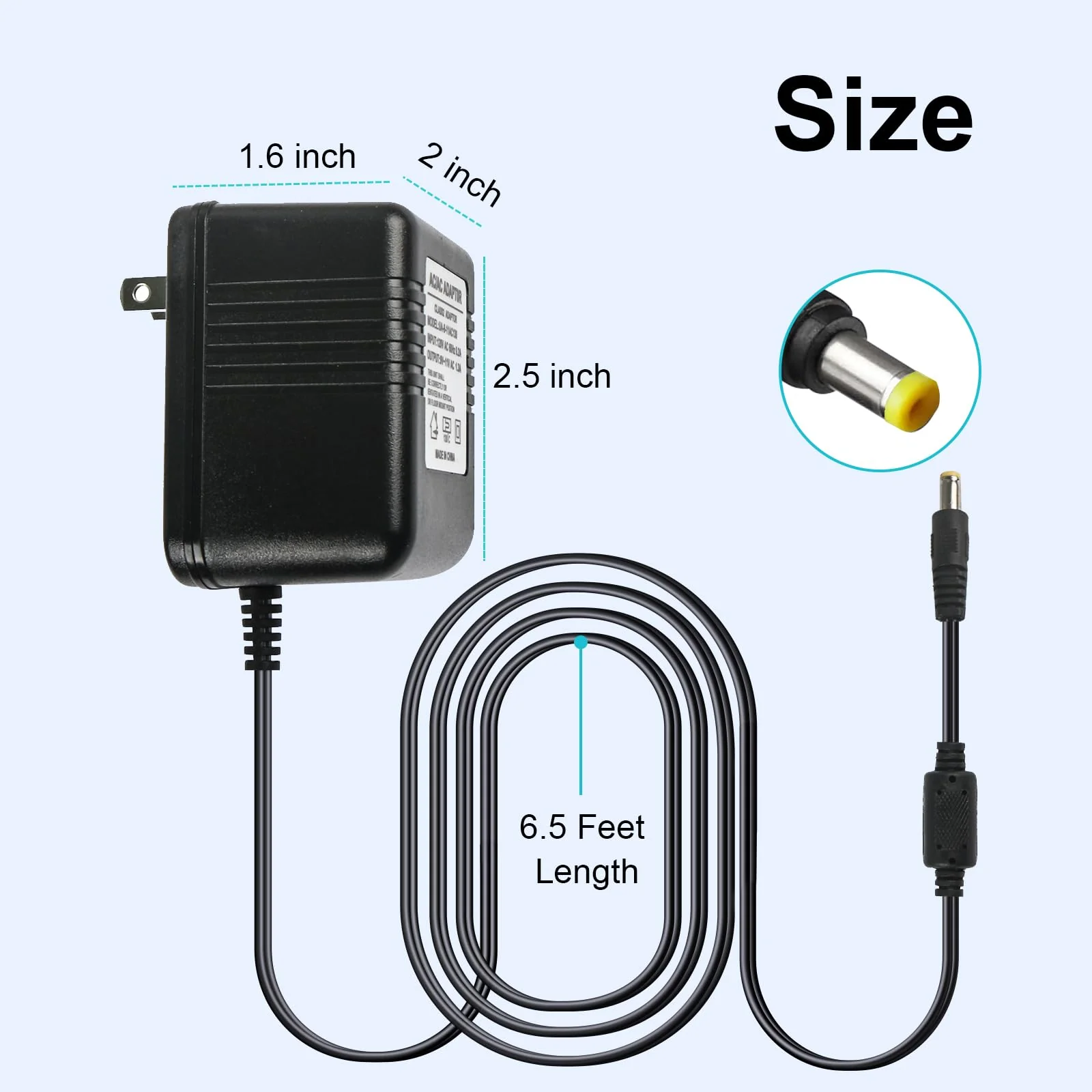 1 spot 9V1.3A Guitar Drop Pedal Power Supply for Digitech Whammy Jamman RP355 RP350 RP100 RP200A RP250 RP255 RP150 RP1000 Multi Effects Processor Switching AC Charger - Image 3