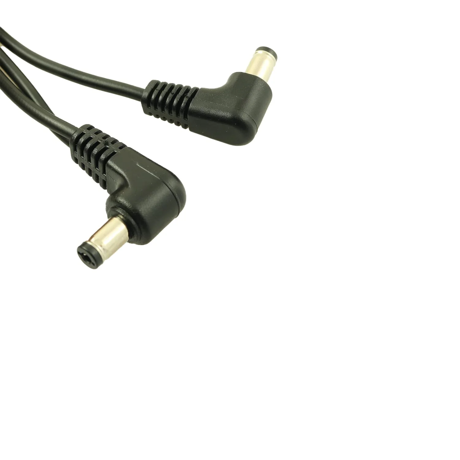 1 to 2 Guitar Effects Pedal Power Cable Multi Plug DC Line with Bend Head for 9V DC Adapter Plug Battery Line Conversion Line Black, 60 cm - Image 3