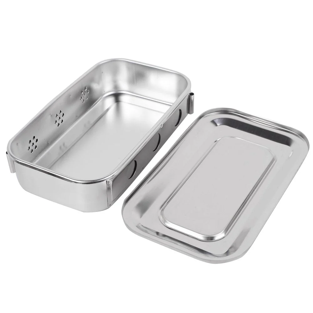 1 x Storage Box for Surgical Instruments Made of Stainless Steel for Professional Operations, Veterinary Medicine, Beauty Salon (11.5 Inches (without Hole)) - Image 4