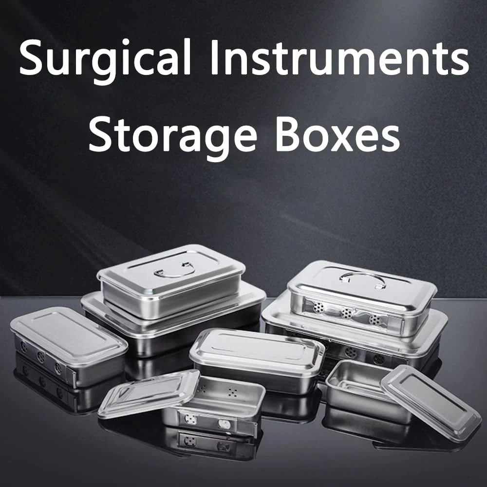 1 x Storage Box for Surgical Instruments Made of Stainless Steel for Professional Operations, Veterinary Medicine, Beauty Salon (11.5 Inches (without Hole)) - Image 8