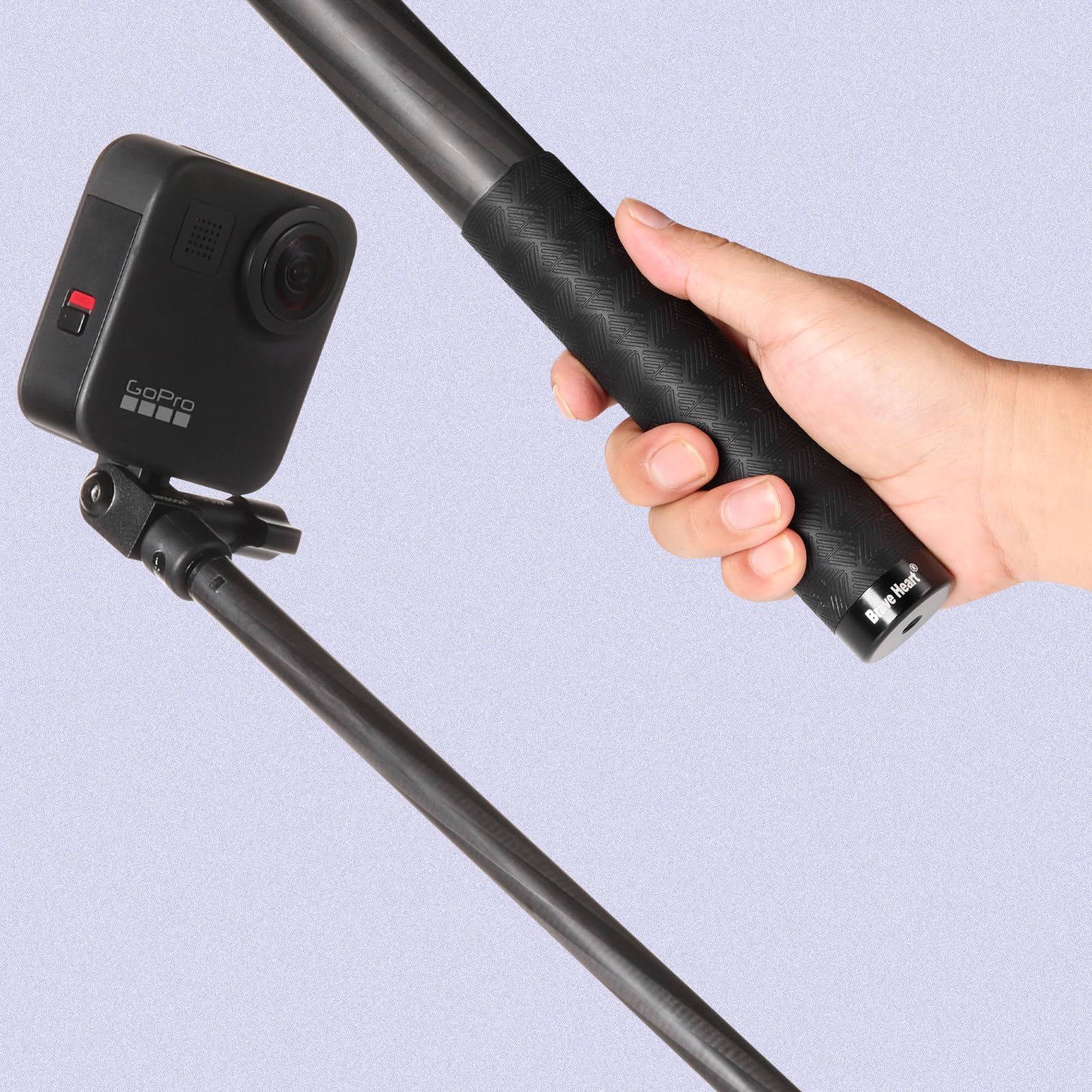 10.6-47.2 inches 1.2m Carbon Fiber Invisible Selfie Stick for Insta360 x4 Insta 360 x4 x3 x2 x Go 2 3 GoPro Hero 13 12 11 10 9 8 7 6 5 4 3 DJIN OSMO Action Camera Accessories (Gold) Gold - Image 6