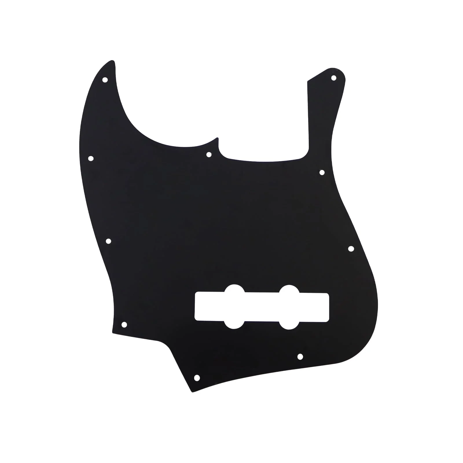 10-Hole J Bass Pickguard for Fender American/Mexican-Made Standard Jazz Bass | Multiple Color Options - Retro Turtle - Image 5