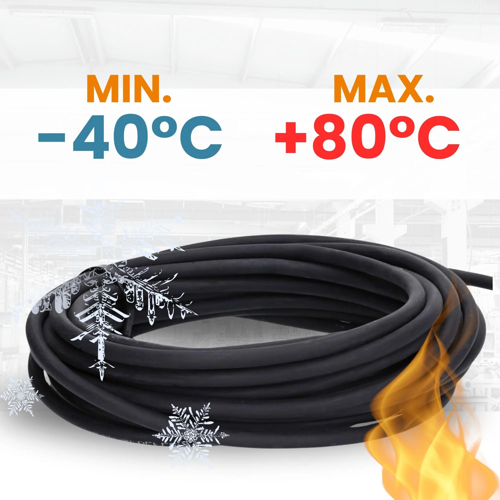 10 m Lapp 1030530 LiYCY Shielded Control Cable 2 x 0.75 mm² I UV-Resistant I Signal Cable 2 Core I Data Cable for Outdoor Use I Soldering Cable I Connection Cable LED I Connection Cable Black - Image 6