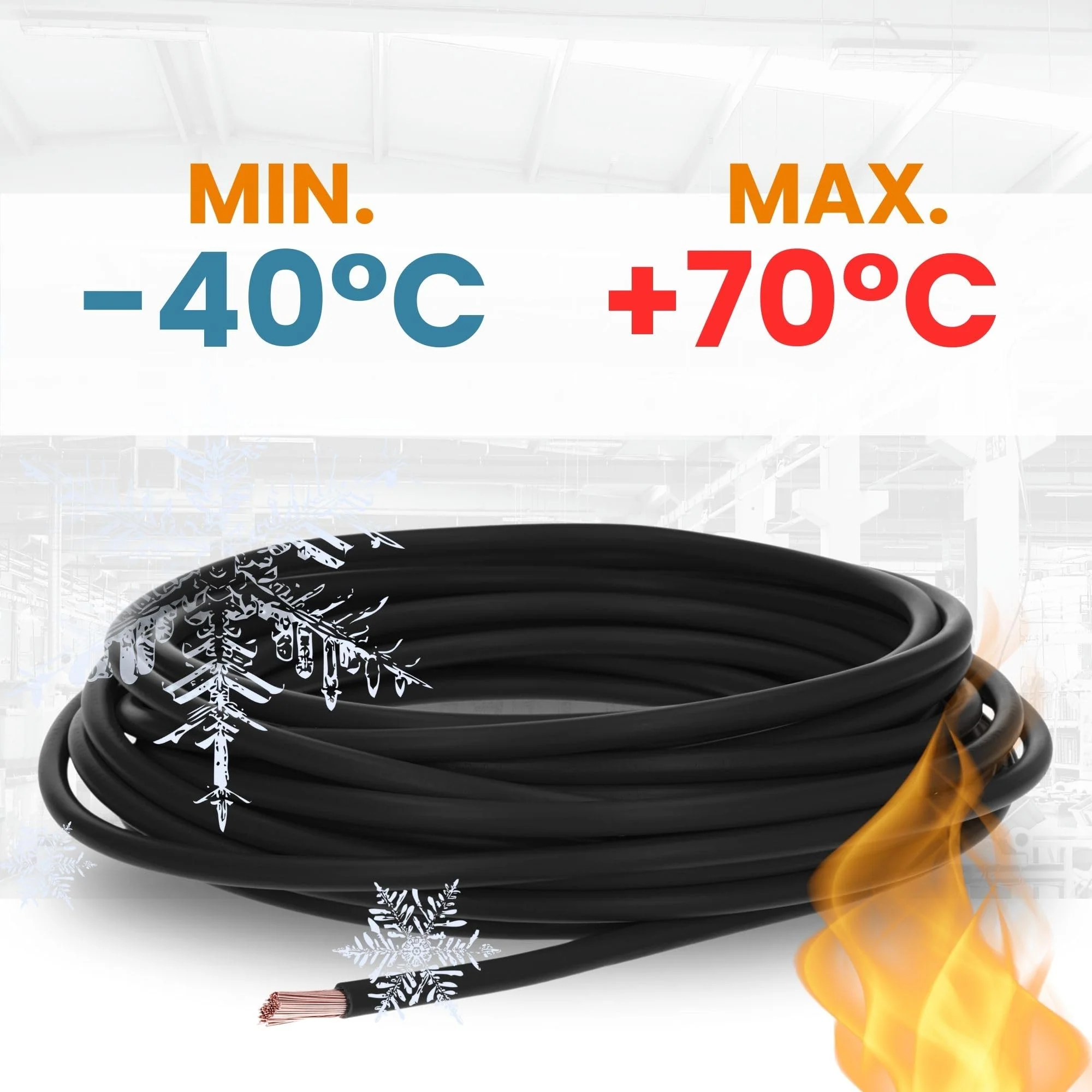 10 m Lapp 4520013 H07V-K 4 mm² Black I Wiring Cable I Flexible Flexible PVC Single Core I Stranded 4 mm2 I Wiring - Image 4
