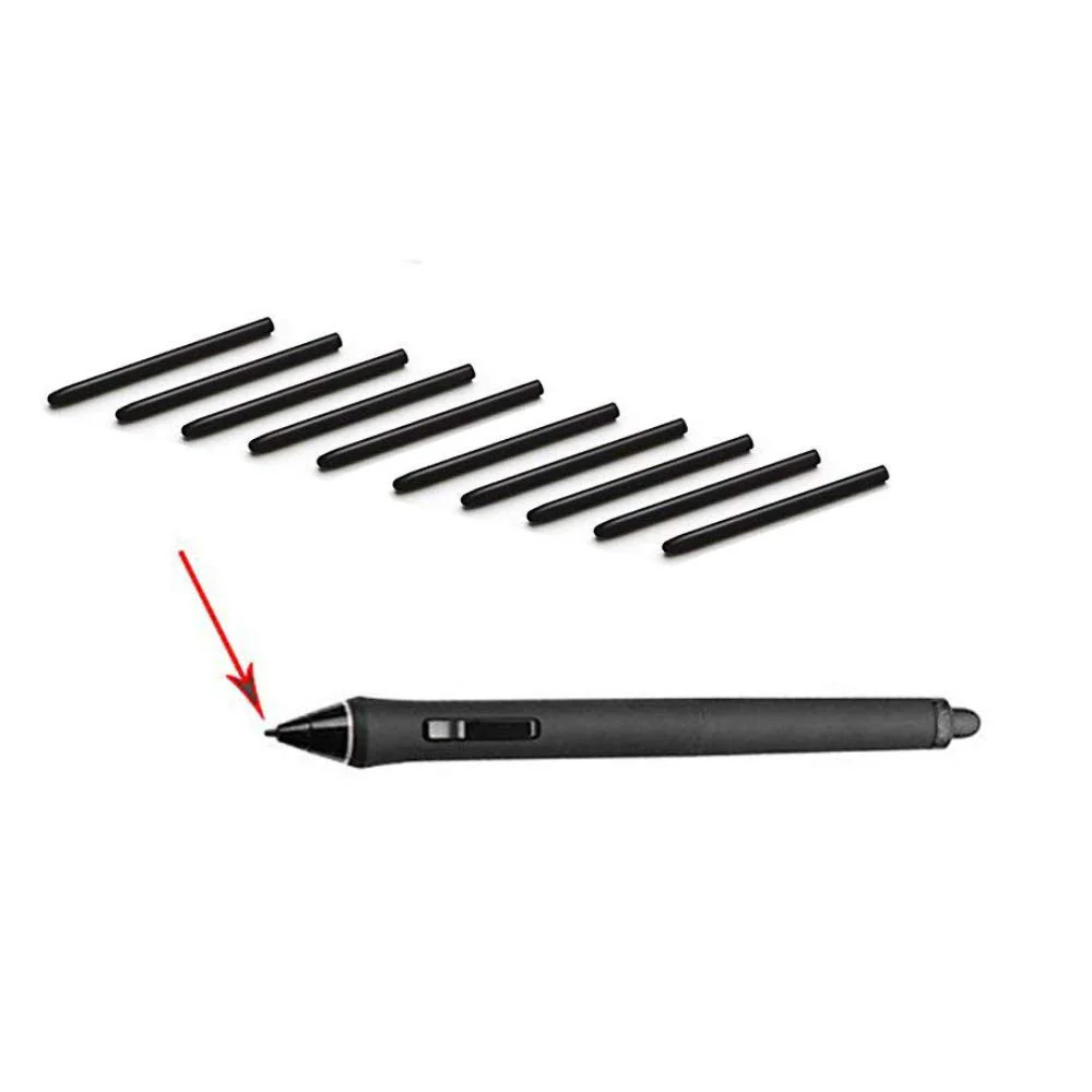 10 Pack Replacement Refill Pen Nibs Standard Fit for Wacom Bamboo Intuos Pens Wacom CTL460, CTH460, CTH461, CTH661, CTH-480 CTH-480S INTUOS4 - Image 2