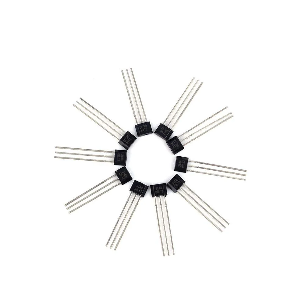 10 Pcs A3144 3144E OH3144E Hall Effect Sensor Switch TO-92UA 3 Pin SIP Set Hall Sensor - Image 3