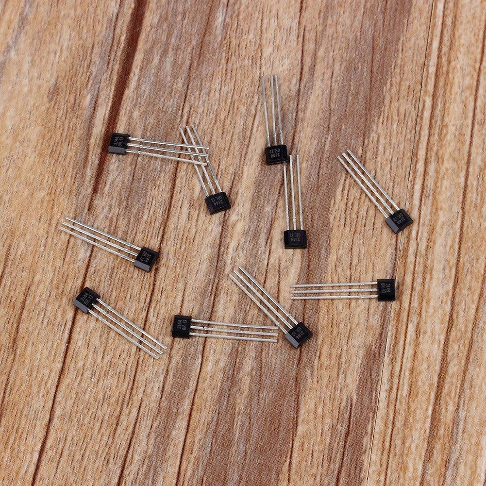 10 Pcs A3144 3144E OH3144E Hall Effect Sensor Switch TO-92UA 3 Pin SIP Set Hall Sensor - Image 8