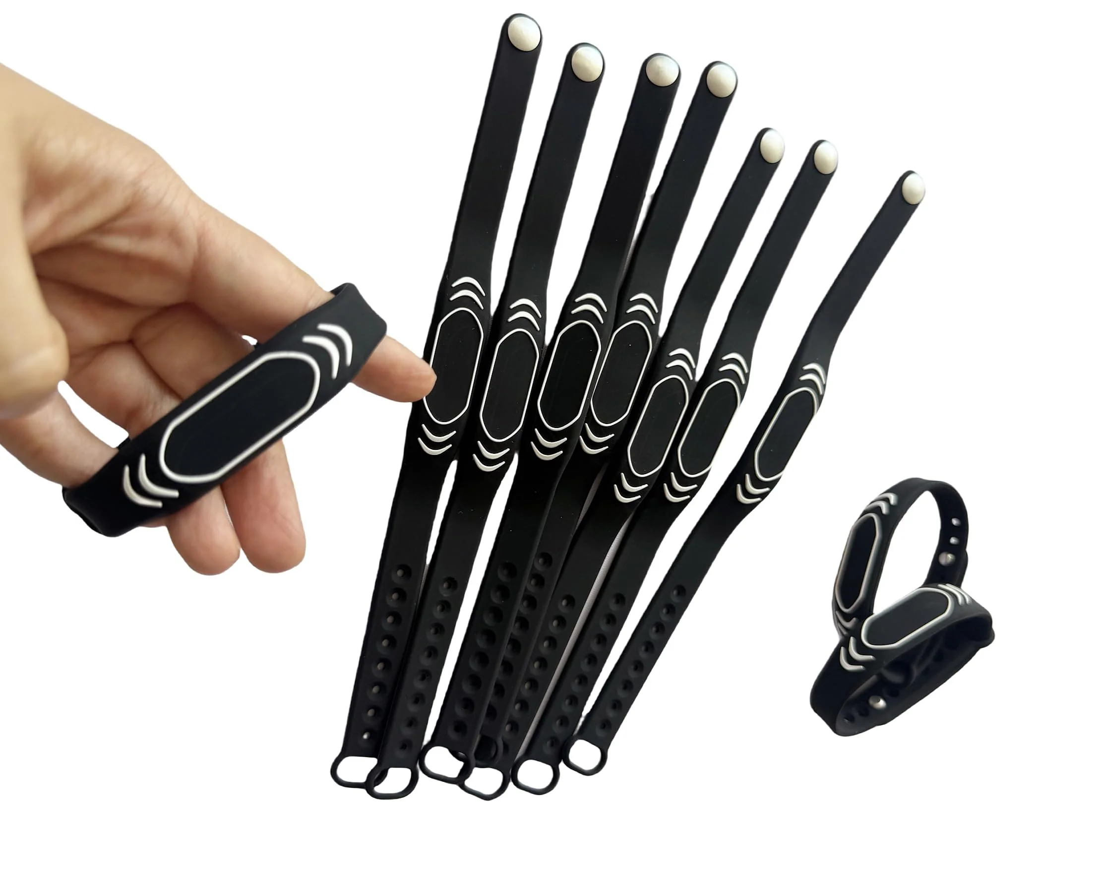 10 Pcs NFC Tag Wristband RFID 125KHz Inductive ID Wristband RFID Wristband Waterproof Access Management - Image 2