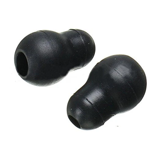 10 pcs Reusable Black Silicone Soft Earplug Eartips for Stethoscope 2cm x 1.2cm - Image 5