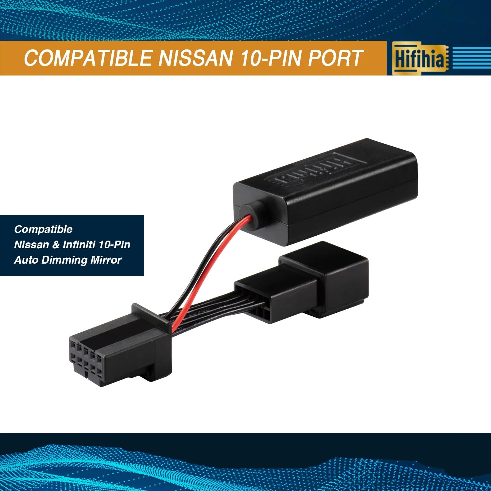10-Pin Type N Plug & Play Dash Cam Power Adapter, Rearview Mirror Connector Compatible with Nissan Rogue Frontier Altima, Infiniti Q50 QX60, Mazda CX-5, Subaru Outback - Image 7