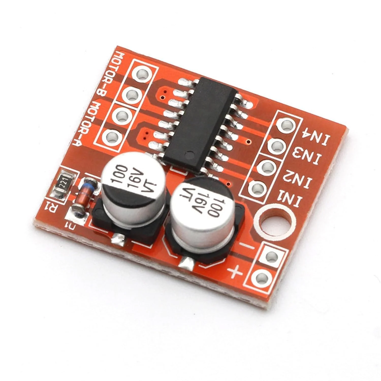 10 x 2-way DC motor drive board module mini L298N, 1.5A forward and reverse PWM speed control, dual H-bridge stepper motor, mini L298N - Image 3