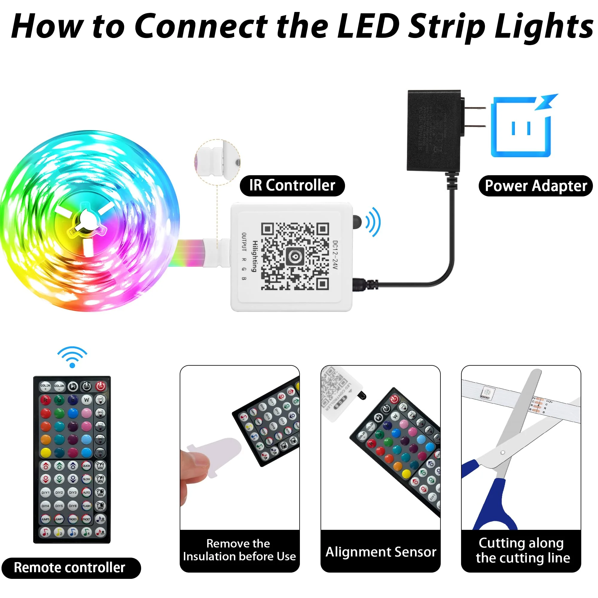 100 ft LED Lights for Bedroom Music Sync RGB LED Strip Lights with APP & Remote Control LED Lights for Room Home Party Christmas Wall Decor 100ft - Image 7