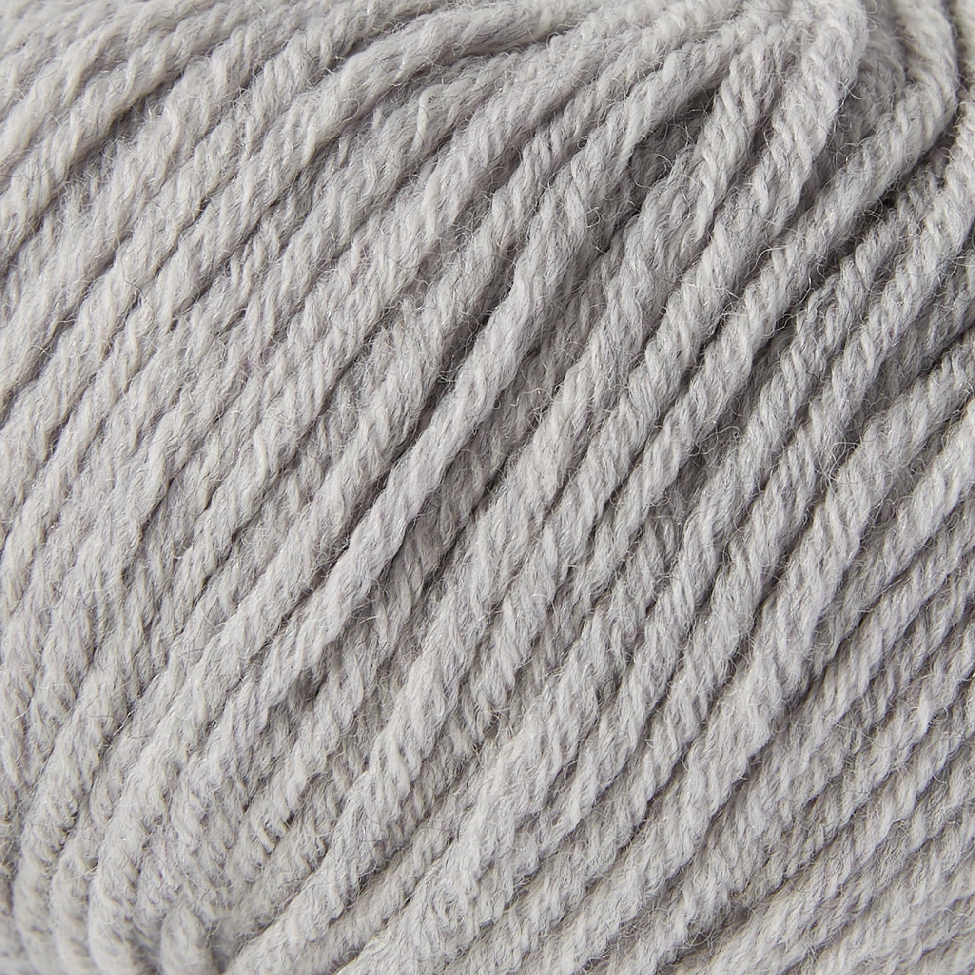 100% Merino Wool Yarn, 6-Ply Luxurious and Soft Yarn for Hand Knitting & Crocheting, 1.76 OZ/50g, 127 yds/116 Meters (Light Gray, 3 Balls) light gray - Image 2