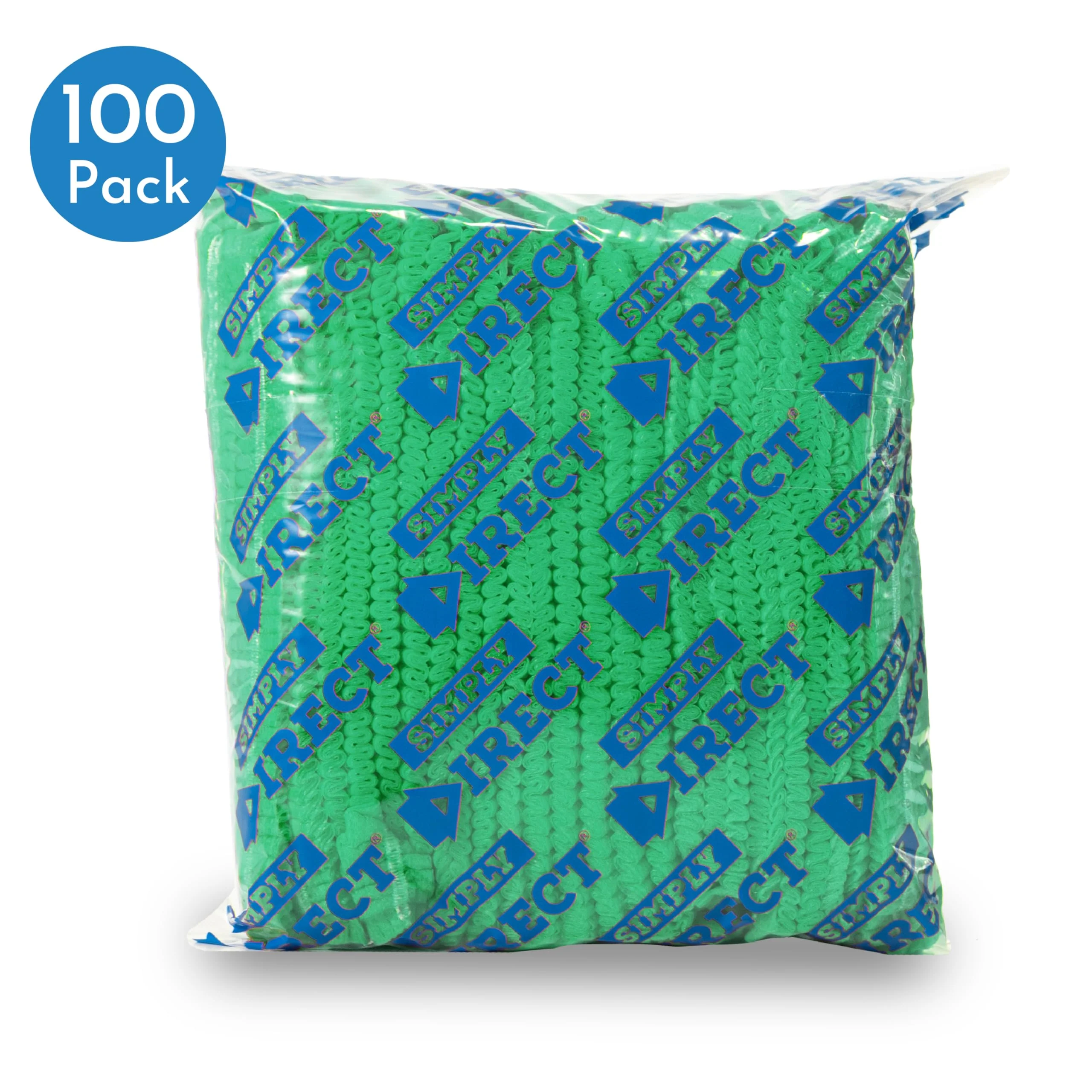 100 x simply direct Green Disposable Hair Net/Mob Caps in a Resealable Bag - Image 6