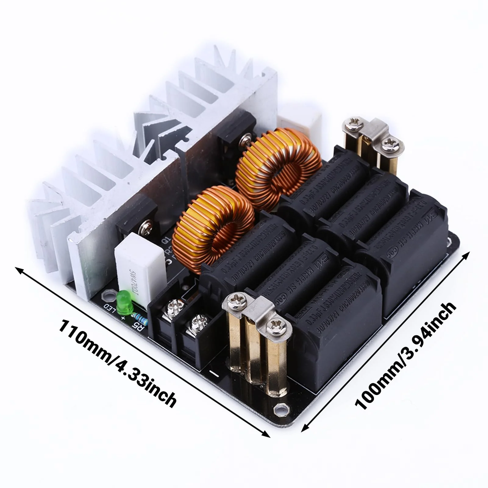 1000W ZVS Low Voltage Induction Induction Heater Coil Kit Induction Heating Module Heating Board Module Flyback Driver Heating DIY - Image 3