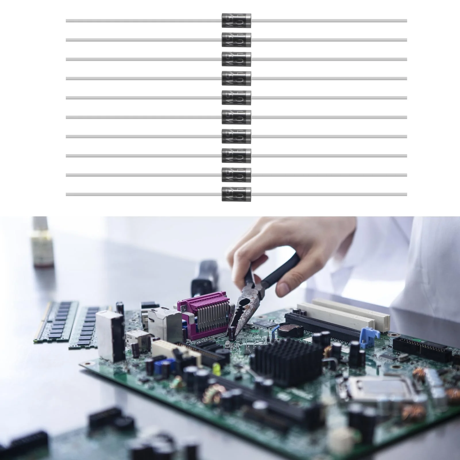 100pcs 1N4007 Rectifier Diode Axial Electronic Silicon Diodes 1A 1000V Electronic Silicon Doorbell Diodes - Image 4