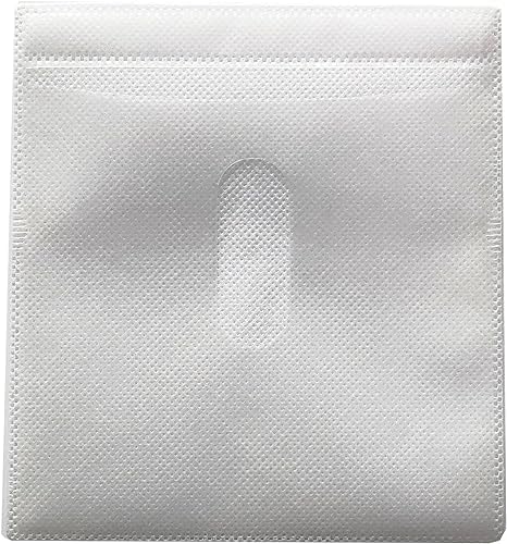 100PCS CD Storage Cases, Standard Two-Sided Clear CD Sleeve case with Drop-Proof Closure white - Image 4