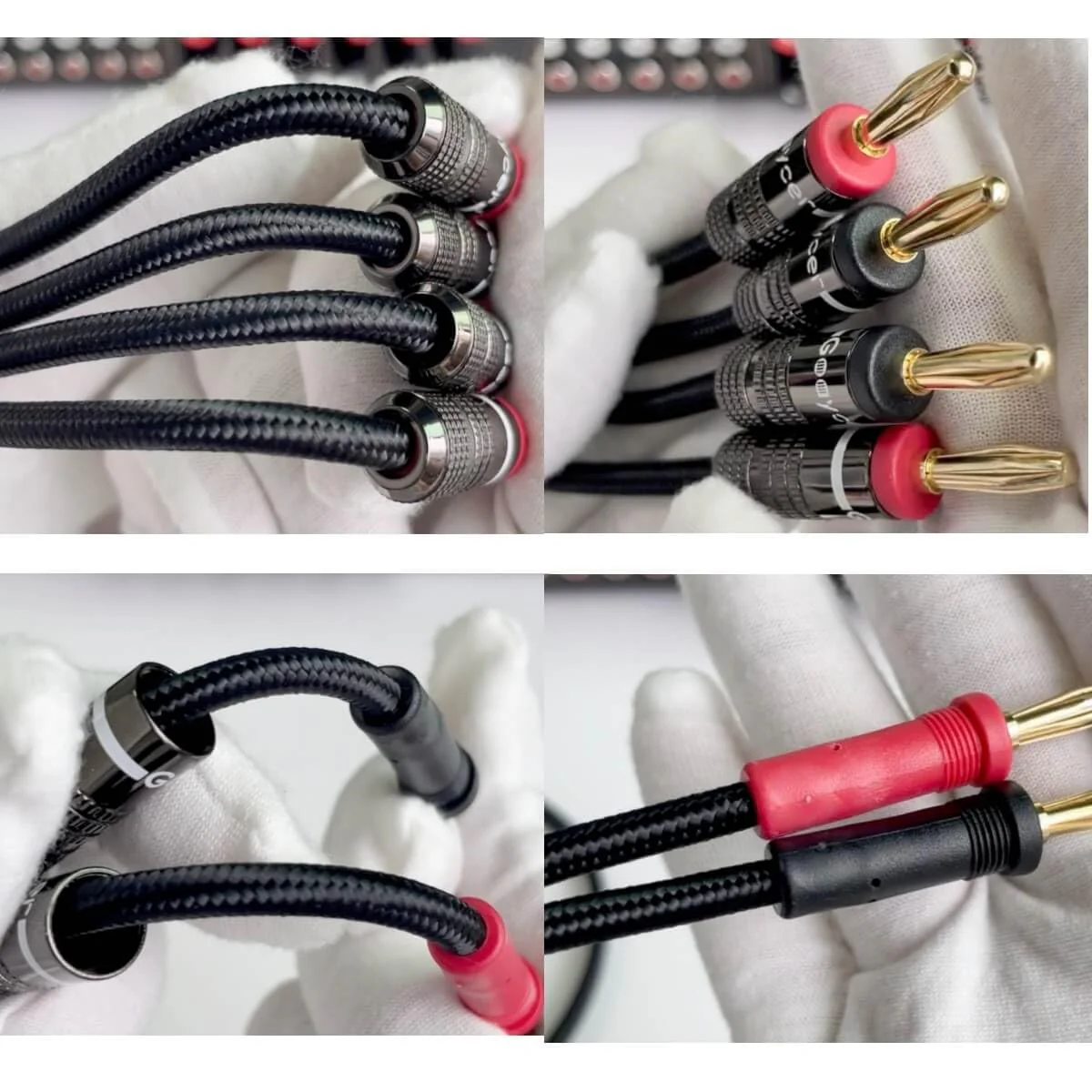 10Feet Speaker Cable with Banana Plugs,14 Gauge Oxygen-Free-Copper (OFC) Speaker Wire（10FT/One Cable） 10FT/3M, One Cable - Image 4