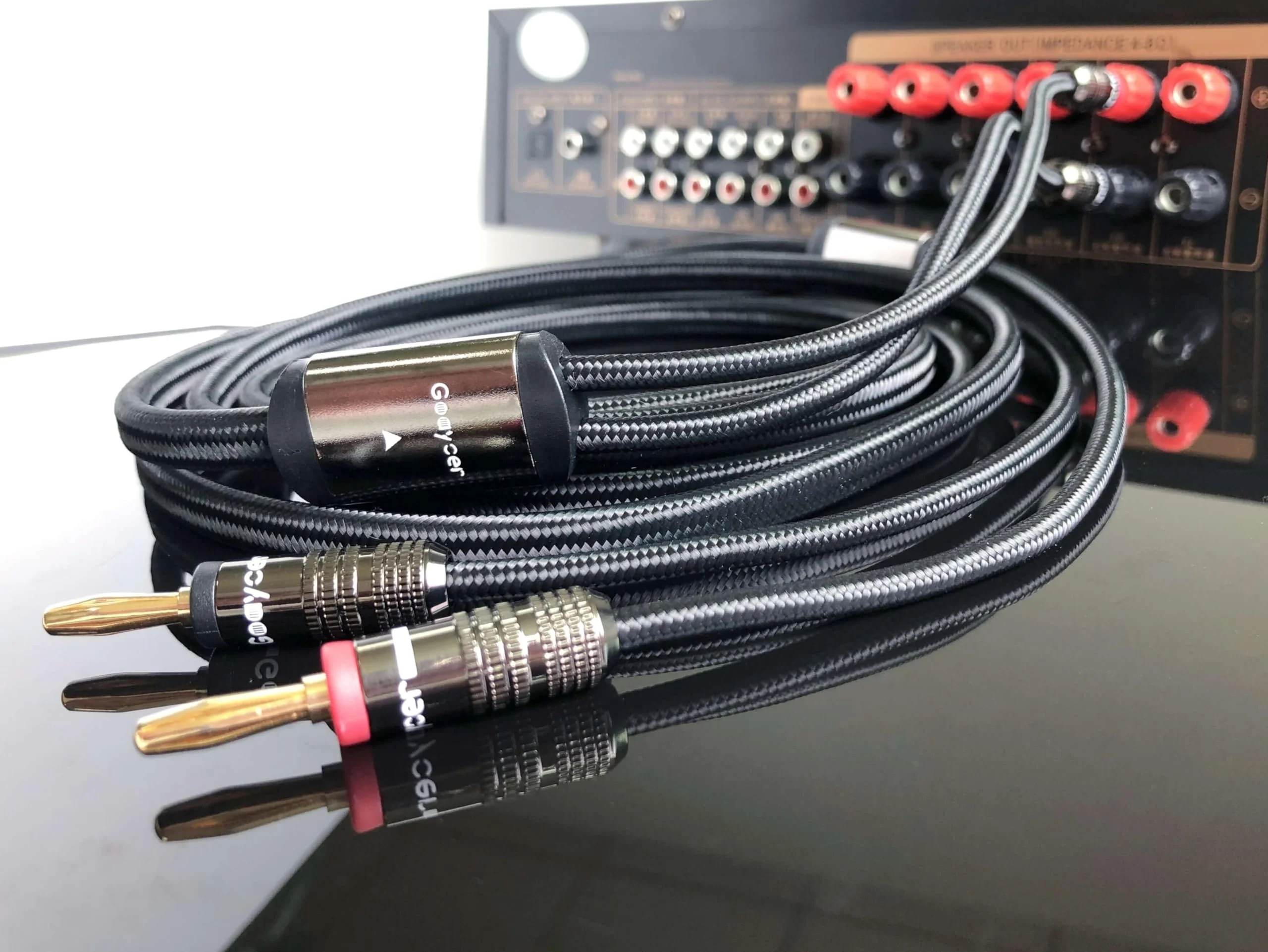 10Feet Speaker Cable with Banana Plugs,14 Gauge Oxygen-Free-Copper (OFC) Speaker Wire（10FT/One Cable） 10FT/3M, One Cable - Image 6