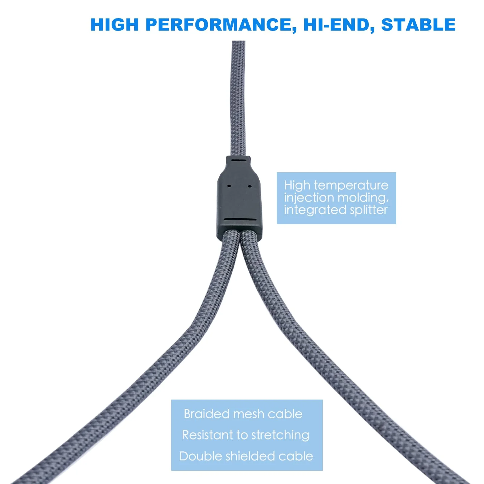 10FT USB C to Dual XLR Male Audio Cable - Hi-Fi 32Bit/384Khz USB C to XLR Audio Cable for Phone to Power Amplifier Connection High-end 10Feet - Image 6