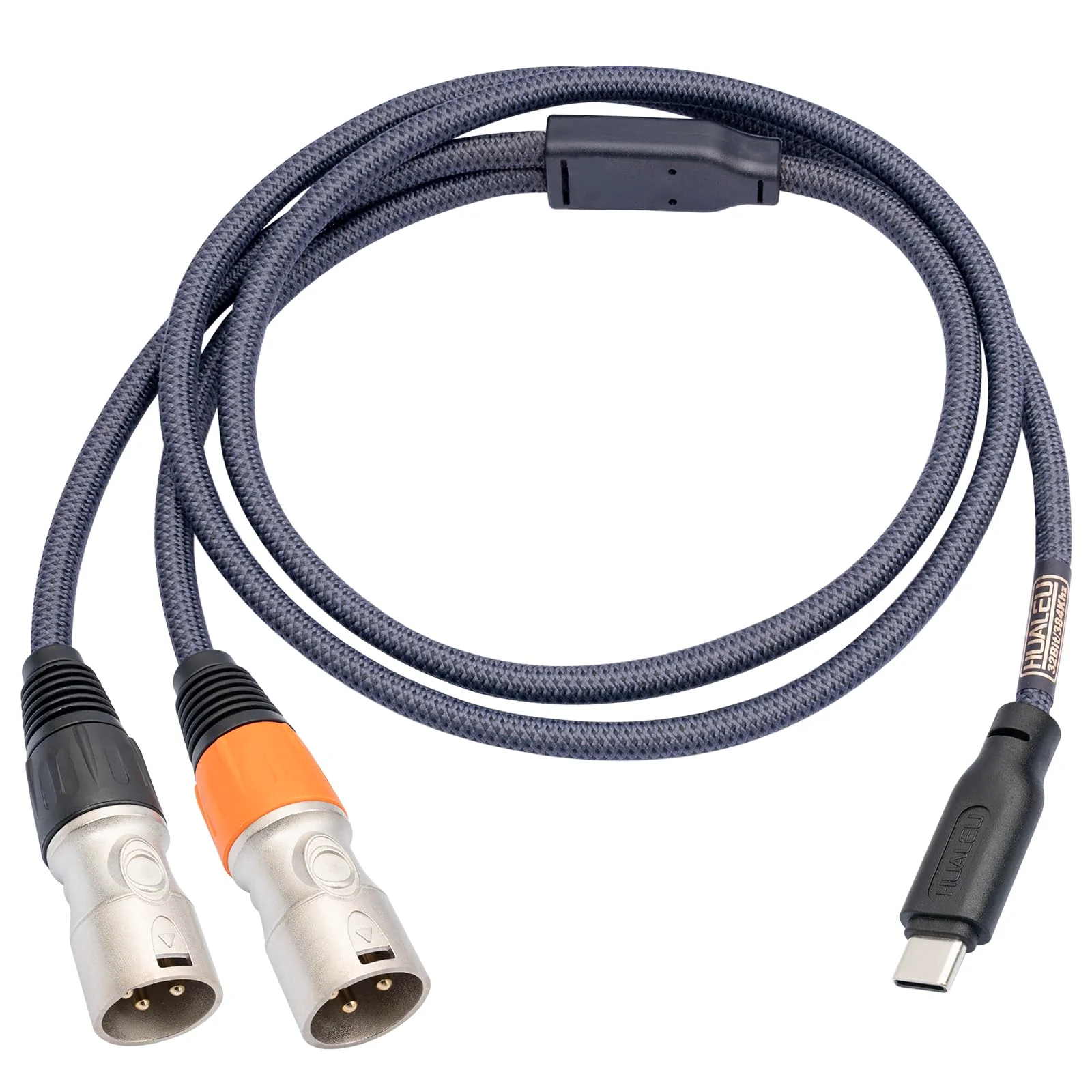 10FT USB C to Dual XLR Male Audio Cable - Hi-Fi 32Bit/384Khz USB C to XLR Audio Cable for Phone to Power Amplifier Connection High-end 10Feet - Image 9