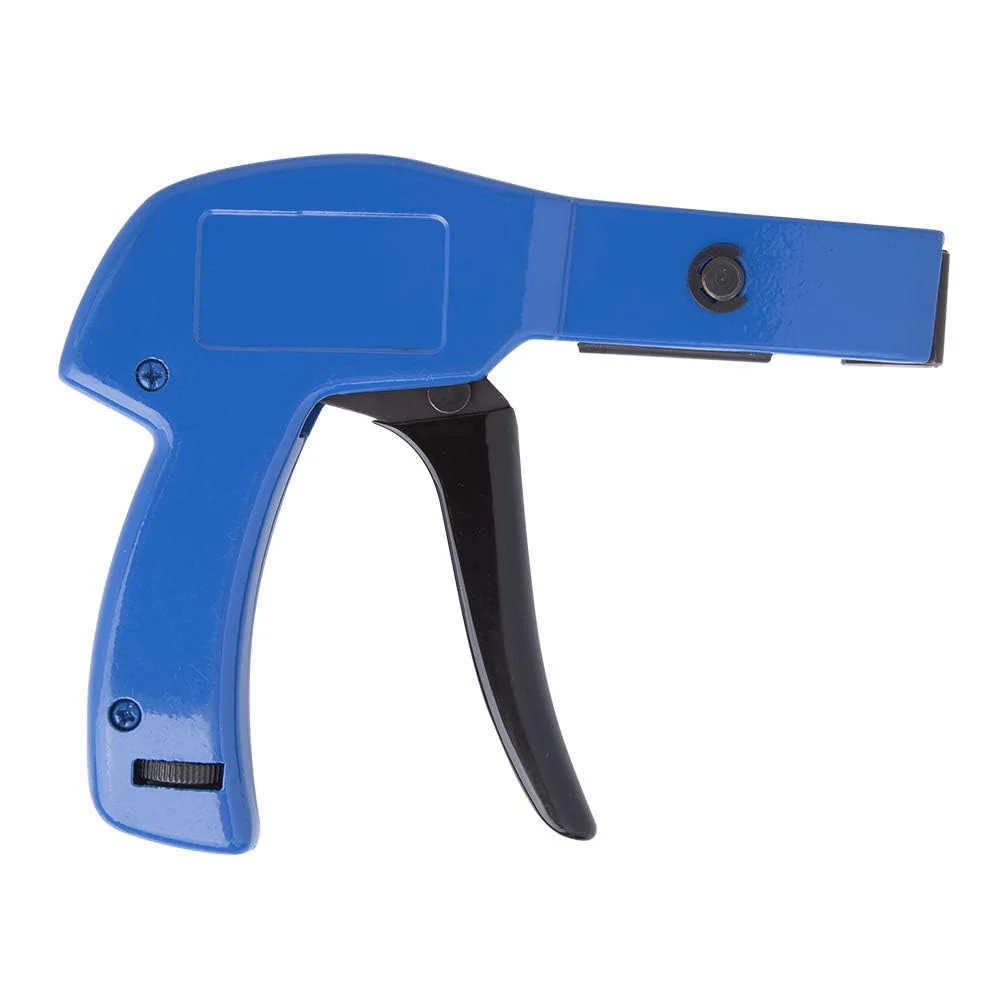 10Gtek Cable Tie Gun - Fastening and Cutting Tool with Handle Special for Nylon Cable Tie Fasten and Cut Cables in Blue - Image 3