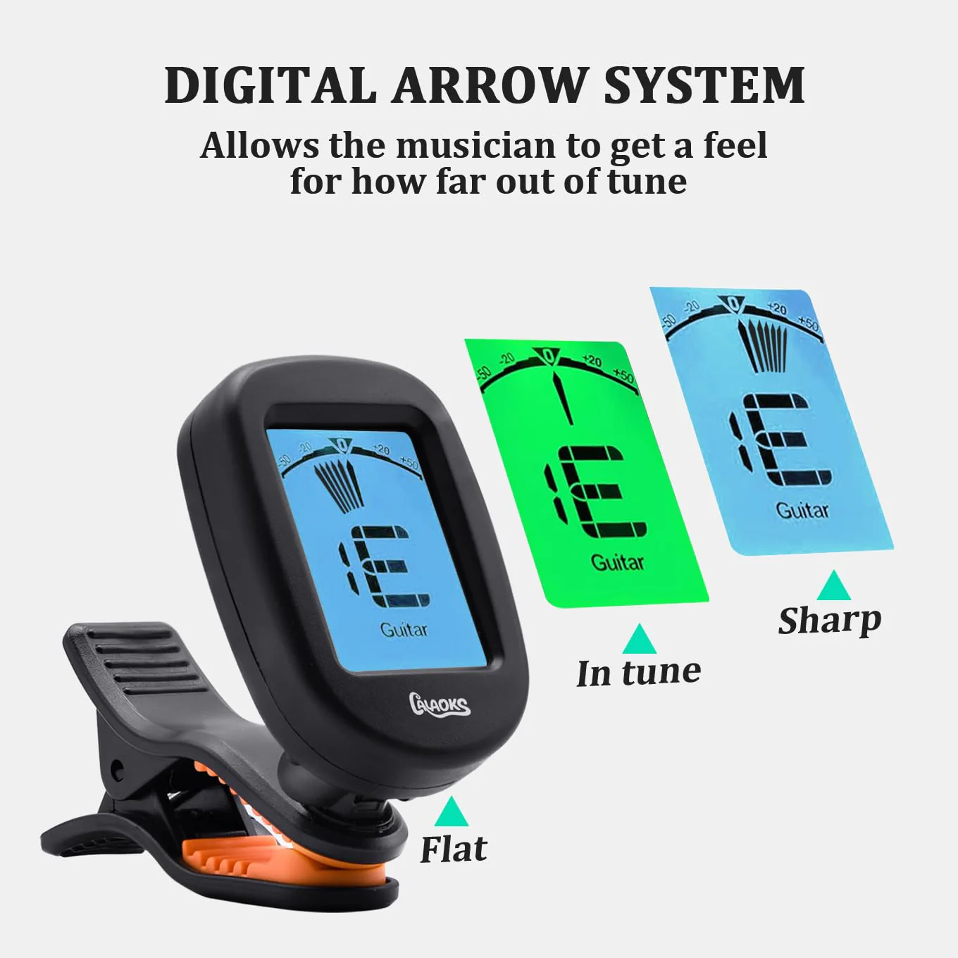 10Pack Guitar Tuner Clip on-Accurate Chromatic,Acoustic Guitar Bass Violin Ukulele Tuner GuitarTuner 10Pack - Image 3